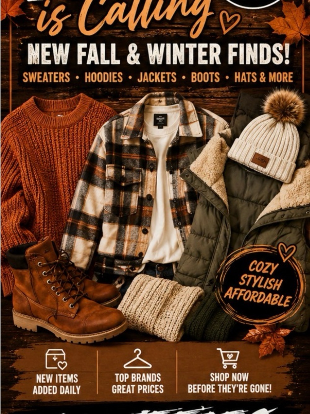 Men’s women’s kids winter fall spring autumn apparel 💜MAKE ME AN OFFER